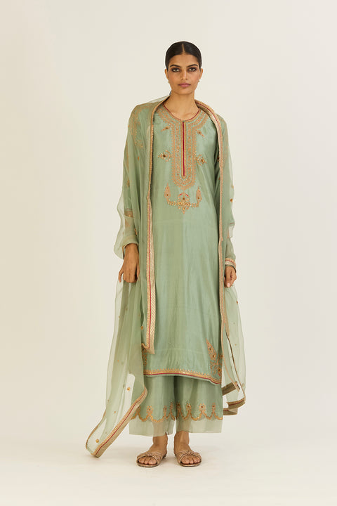 Nandita Kurta and Pant-Jade