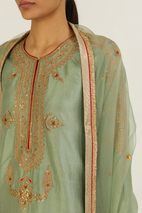 Nandita Kurta and Pant-Jade