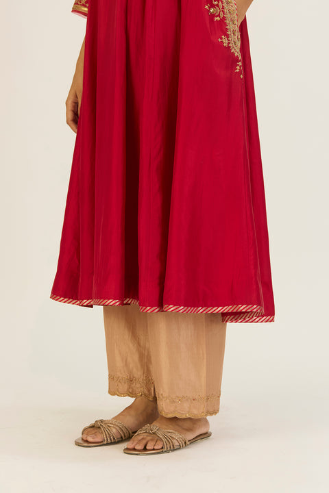 Rhea Kurta and Pant-Red