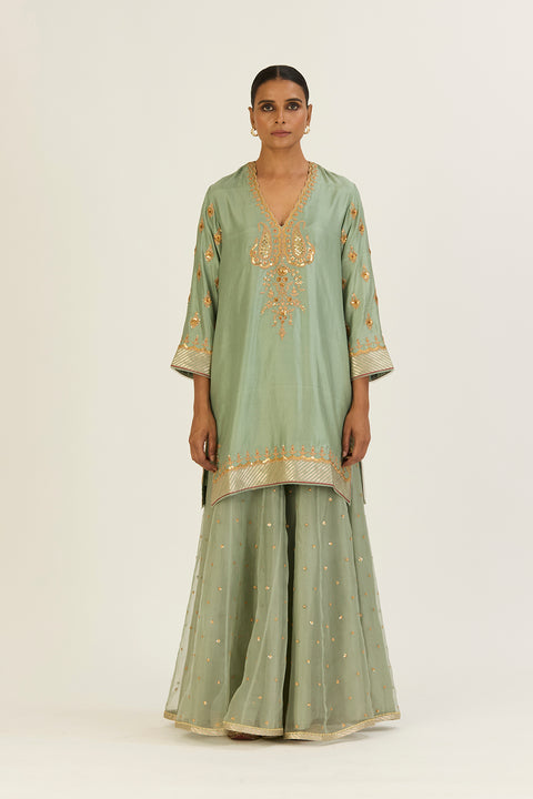 Garima Kurta and Sharara-Jade
