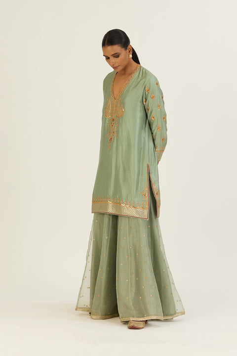 Garima Kurta and Sharara-Jade