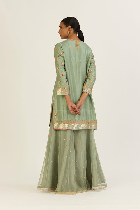 Garima Kurta and Sharara-Jade