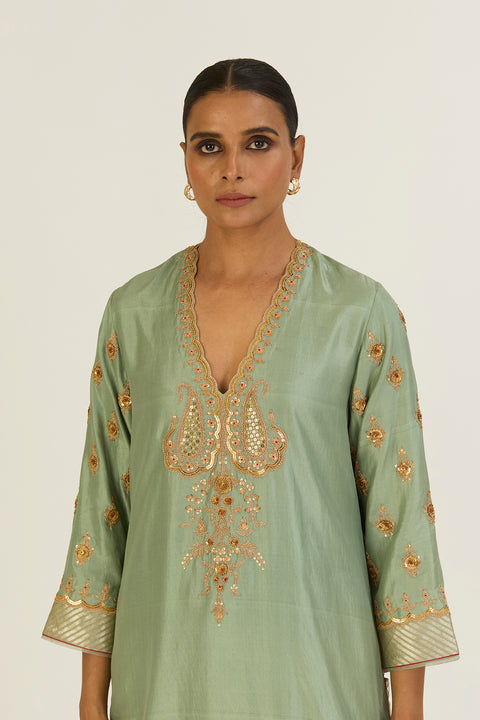 Garima Kurta and Sharara-Jade