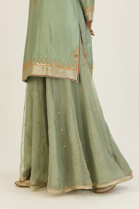 Garima Kurta and Sharara-Jade