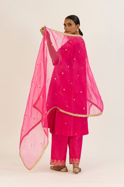 Sheetal Dupatta-Fuschia