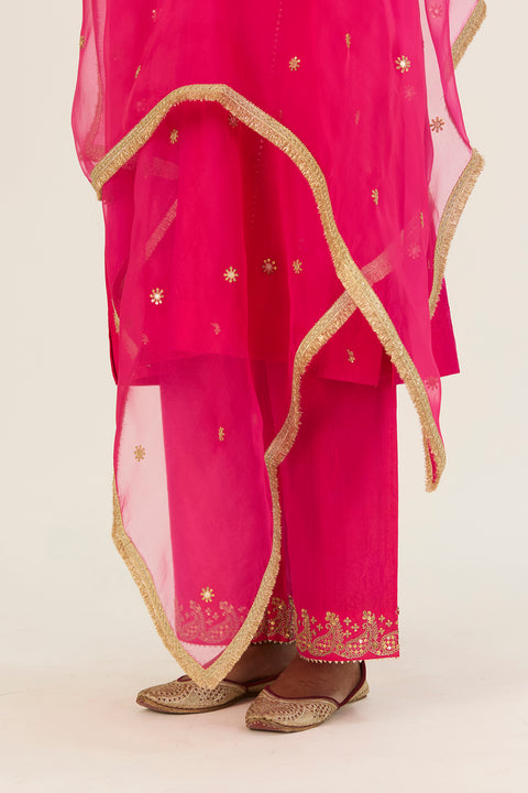 Navya Kurta and Pant-Fuschia