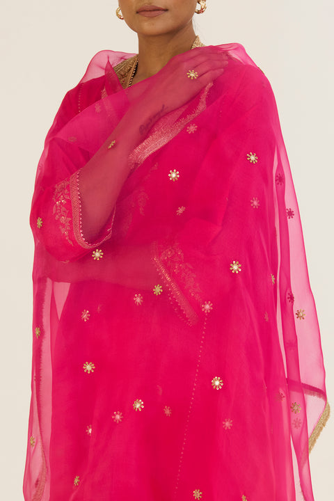 Sheetal Dupatta-Fuschia