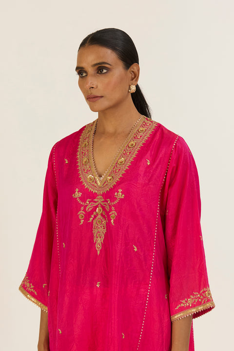 Navya Kurta and Pant-Fuschia