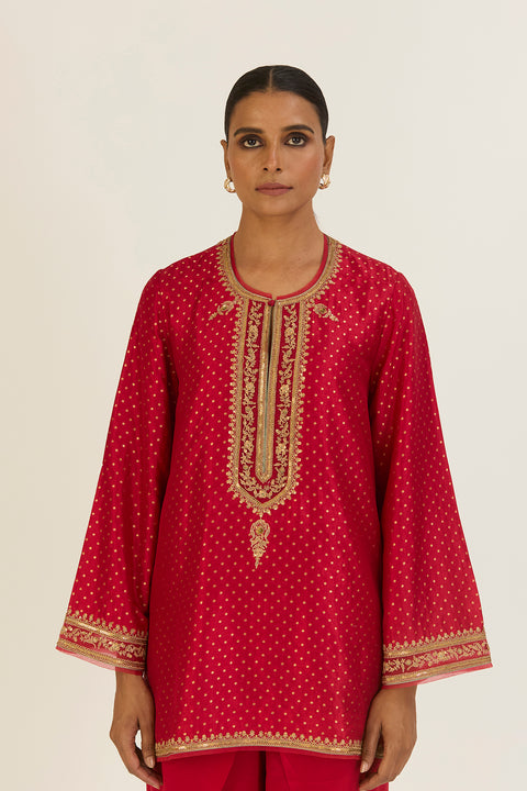Rini Kurta and Pant-Red