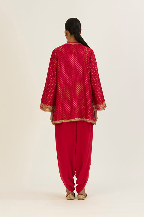 Rini Kurta and Pant-Red