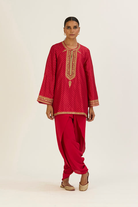 Rini Kurta and Pant-Red
