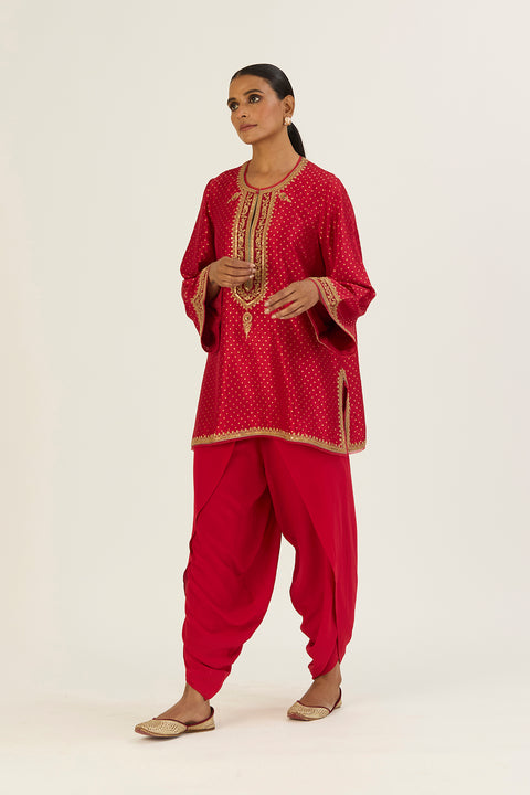 Rini Kurta and Pant-Red