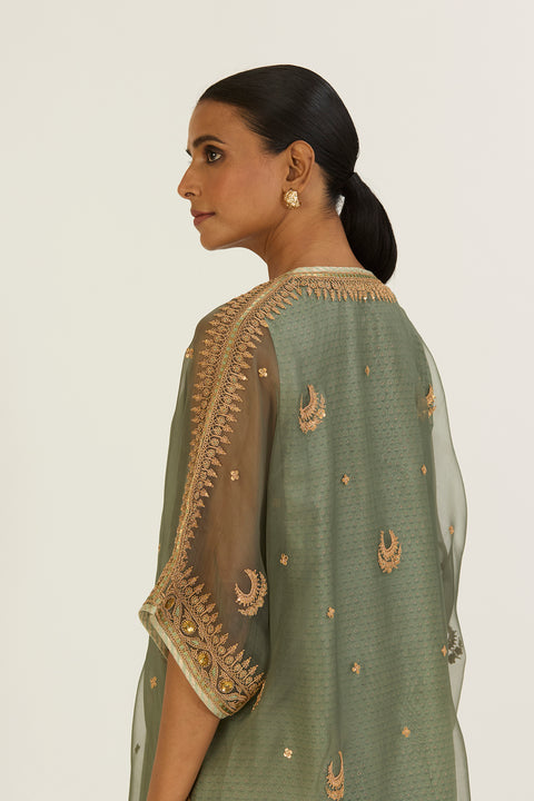 Sailo Kaftan and Pant-Jade