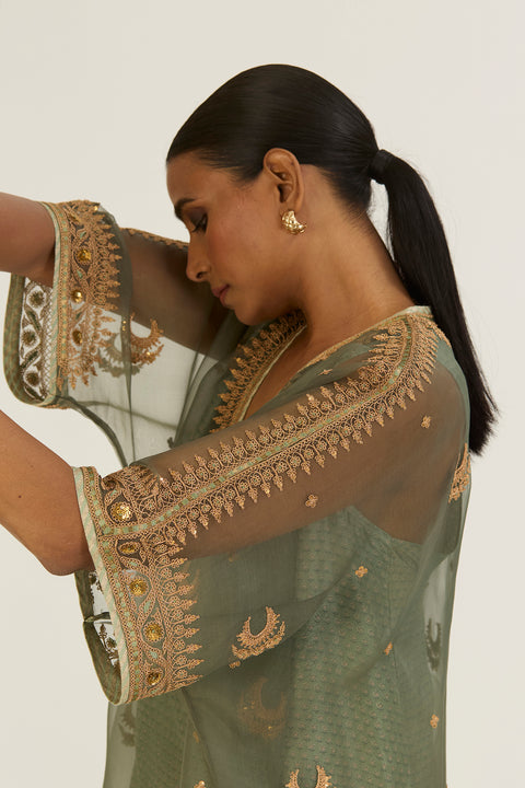 Sailo Kaftan and Pant-Jade