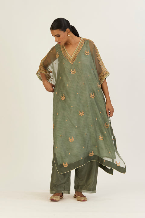 Sailo Kaftan and Pant-Jade