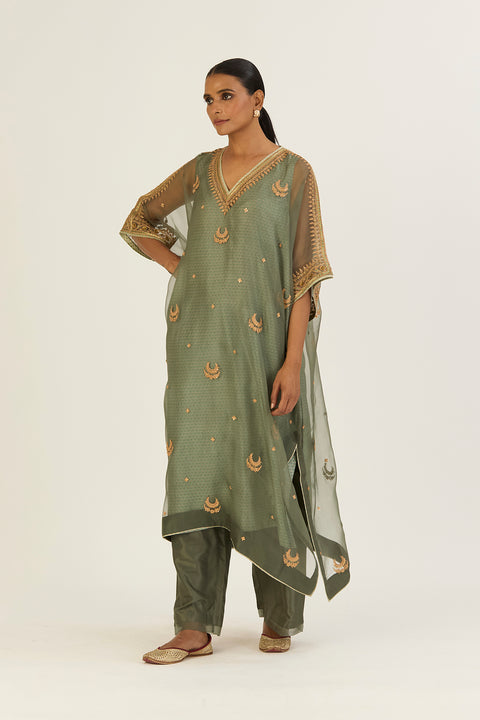 Sailo Kaftan and Pant-Jade