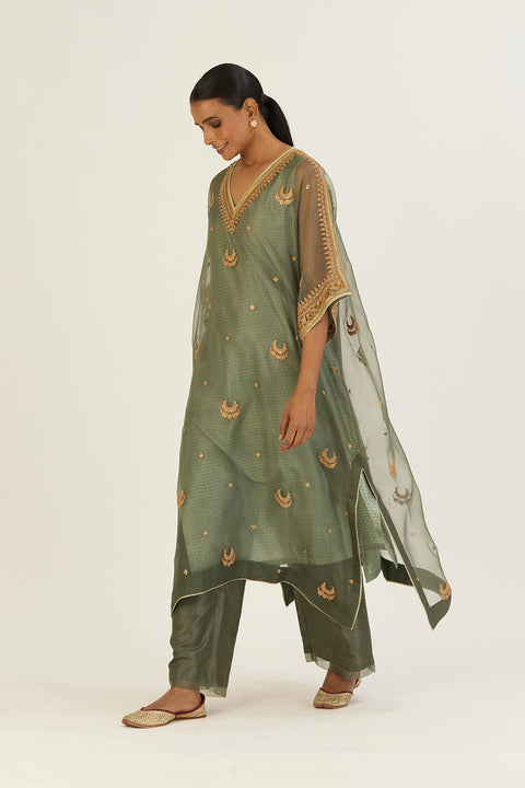 Sailo Kaftan and Pant-Jade