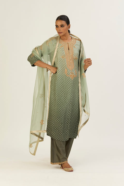 Revati Kurta and Pant-Teal