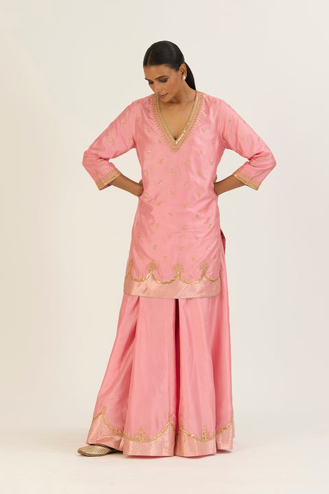 Kripa Kurta and Sharara-Pink