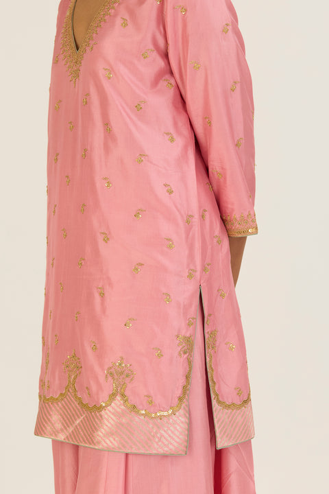 Kripa Kurta and Sharara-Pink