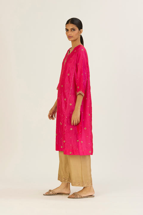 Hina Kurta and Pant-Fuschia