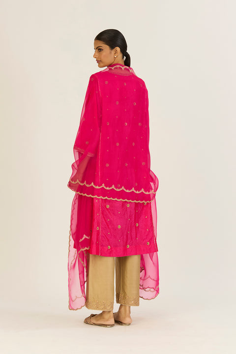 Kaveri Dupatta-Fuschia
