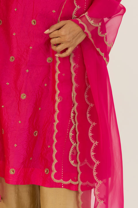 Kaveri Dupatta-Fuschia