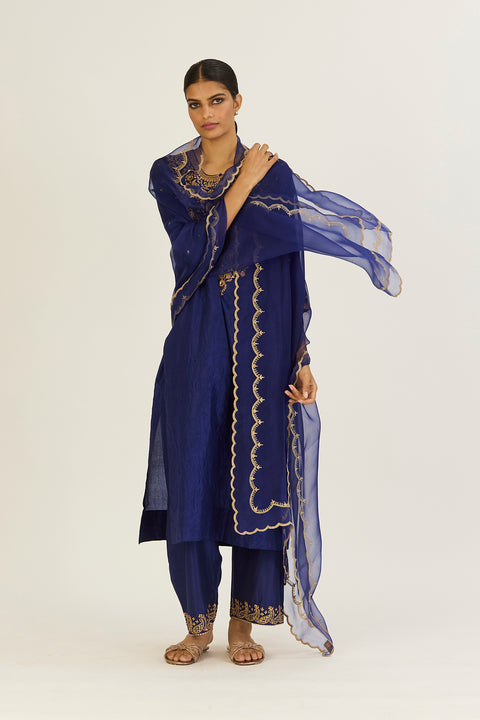 Kaveri Dupatta-Royal Blue