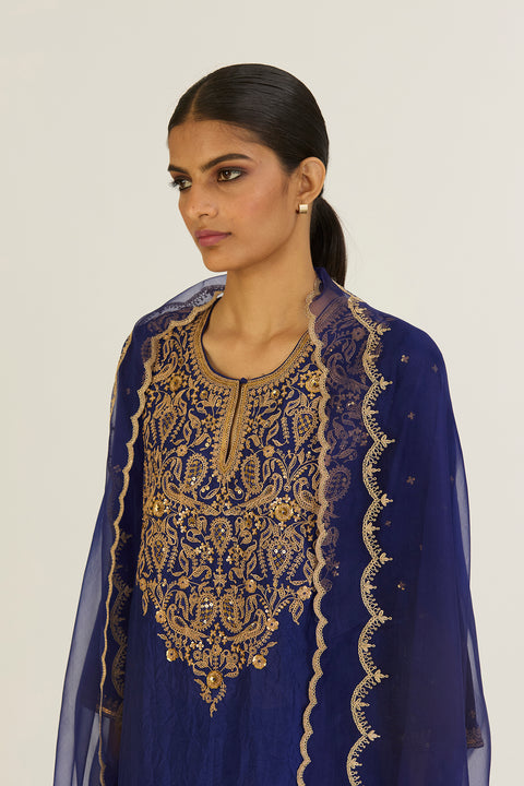 Kaveri Dupatta-Royal Blue