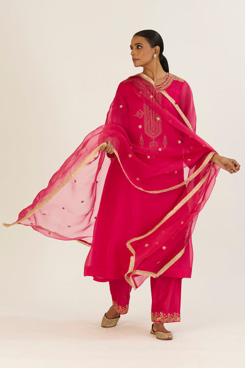 Sheetal Dupatta-Fuschia