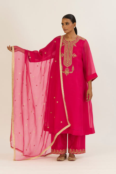 Sheetal Dupatta-Fuschia