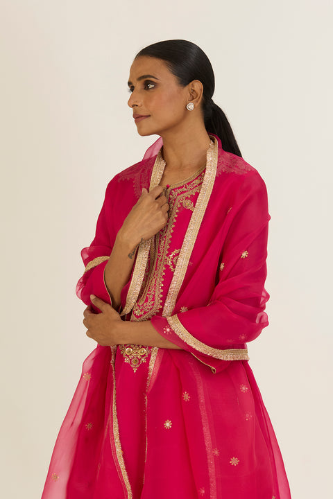 Sheetal Dupatta-Fuschia