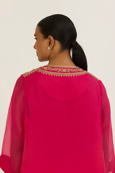 Nandita Kurta and Pant-Fuschia