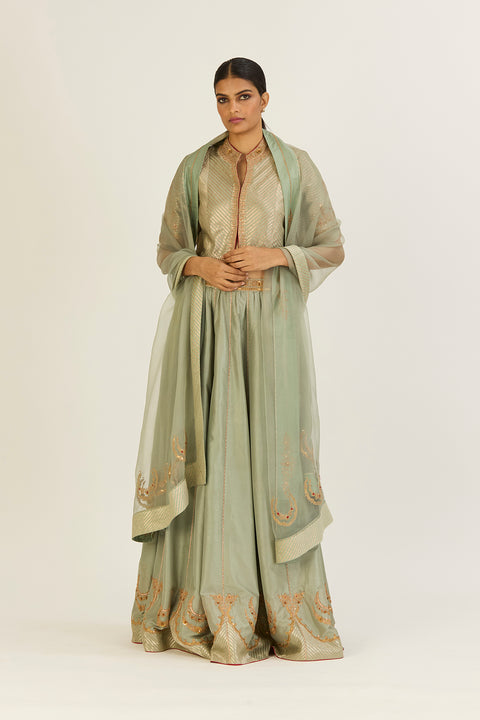 Purna Dupatta-Jade