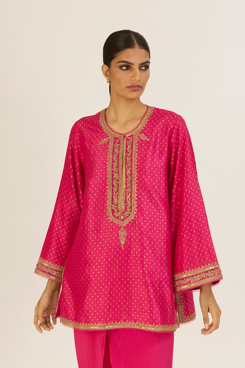 Rini Kurta and Pant-Fuschia