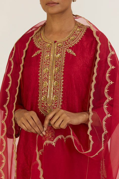 Kaveri Dupatta-Red
