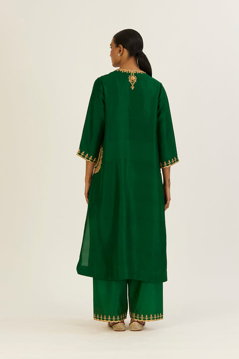 Rysa Kurta and Pant-Green
