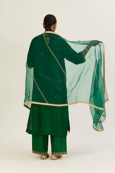Mayar Dupatta-Green