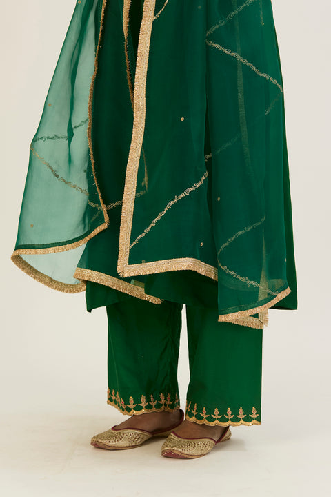 Rysa Kurta and Pant-Green