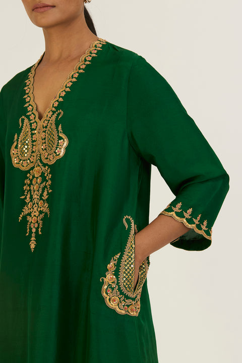 Rysa Kurta and Pant-Green
