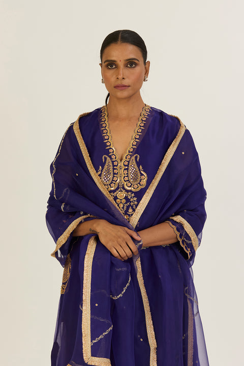 Mayar Dupatta-Blue