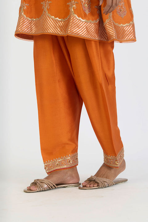 Mehar Kurta & Pant - Orange