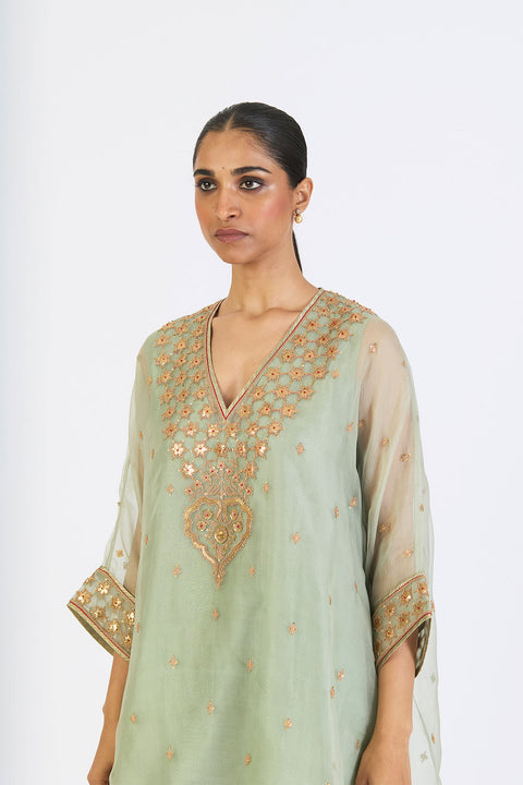 Nayra Kurta and Pant - Jade