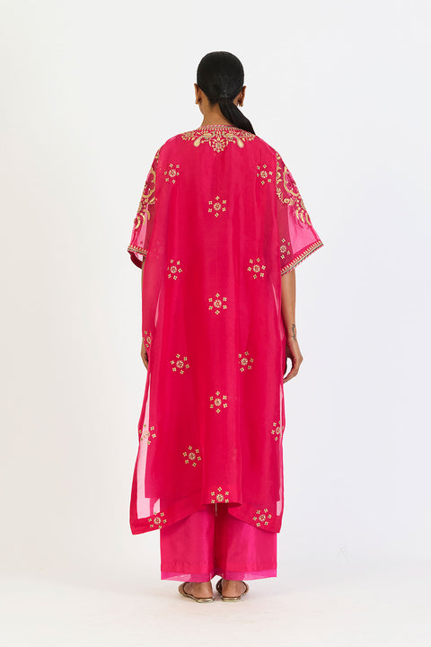 Ishara Kaftan and Pant - Fuschia Pink