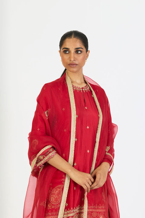Aparna Dupatta - Red