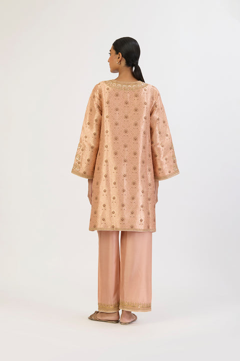 Suhasini Kurta and Pant - Peach