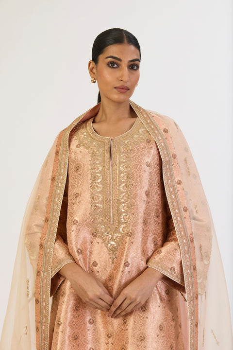 Kamakshi Dupatta - Peach