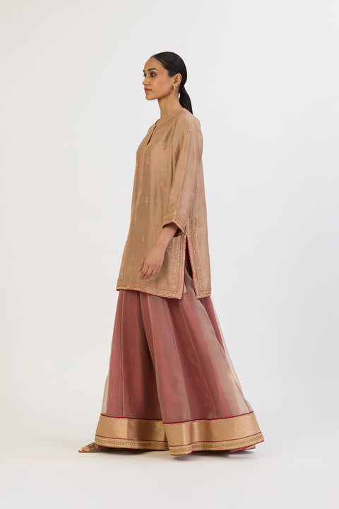 Ranjana Kurta and Sharara - Beige