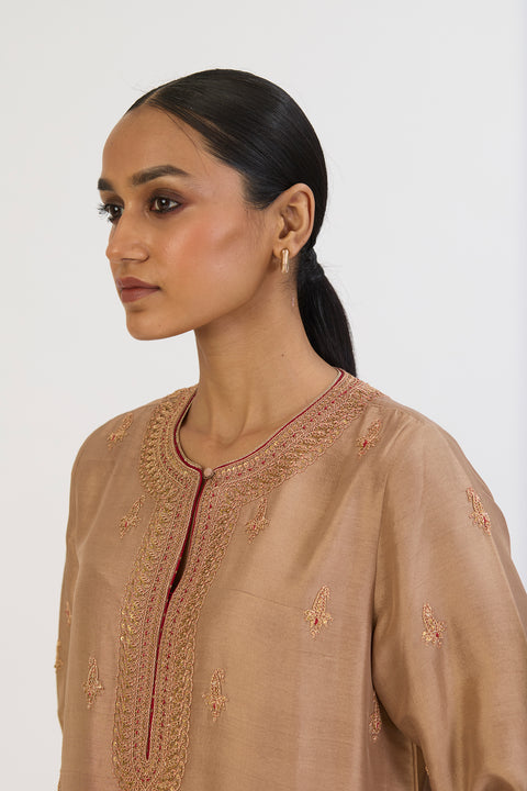 Ranjana Kurta and Sharara - Beige