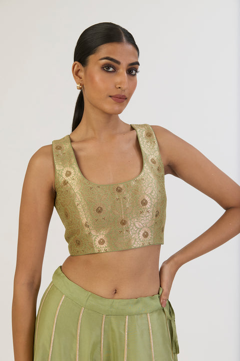 Tarang Dupatta - Sea Green